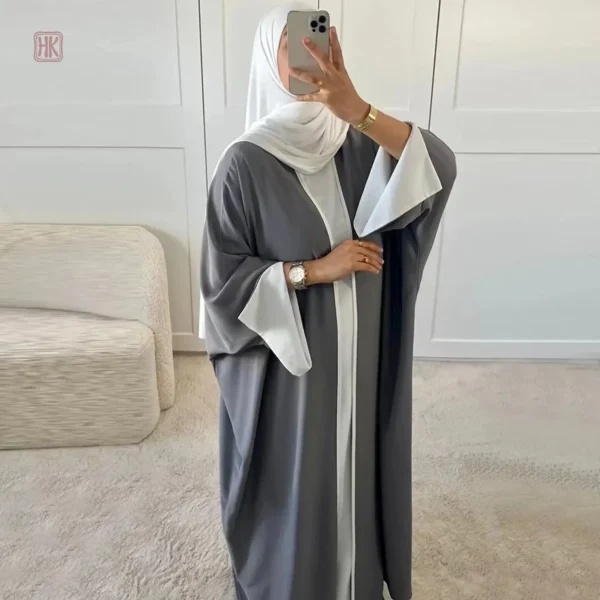 abaya-kimono-chauve-souris-1 Abaya kimono chauve-souris élégante et moderne