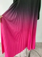 Kimono rose dégradé, parfait pour une allure raffinée