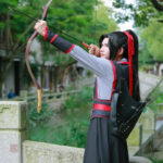 Kimono homme avec motifs anime samouraï