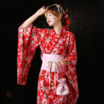 Kimono japonais authentique pour femme