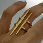 Bague ouverte originale pour femme tendance
