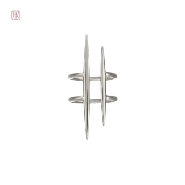 Accessoire tendance, bague originale en style ouvert
