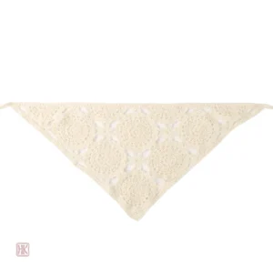 Accessoire mode femme : bandeau triangle en crochet