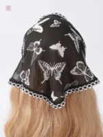 Bandeau triangle imprimé avec motifs de papillons