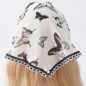 Accessoire féminin tendance en imprimé papillons