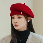 Béret en laine pour femme, accessoire tendance
