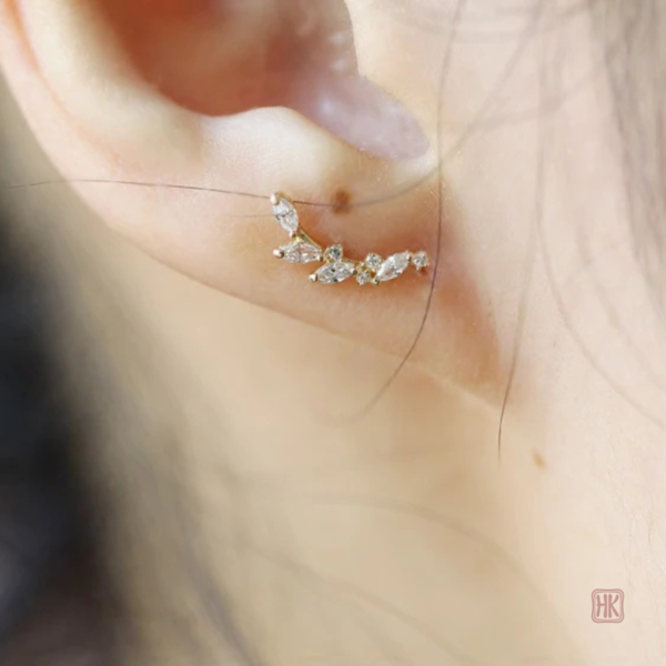 boucle-d-oreilles-feuilles-en-argent-sterling-1 Boucle d'oreilles feuilles en argent sterling pour femme