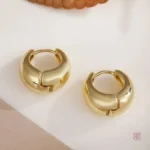 Boucles d'oreilles chic en acier inoxydable pour un style unique