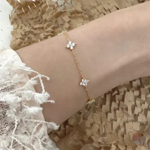 Bracelet Fleuri Fin pour Femme Tendance
