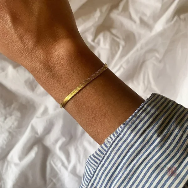 Bracelet Serpent Doré tendance pour femme