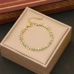 Bracelet coloré inspiré de la nature pour un look moderne