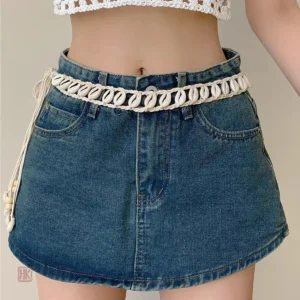 Ceinture coquillage tendance pour femme