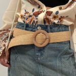Accessoire femme : ceinture large au style boho