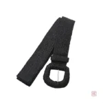 Boucle moderne sur ceinture large femme en tresse