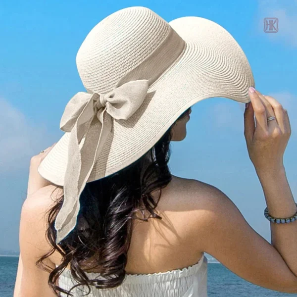 chapeau-a-noeud-papillon-1 Chapeau à nœud papillon pour femme, idéal pour l'été