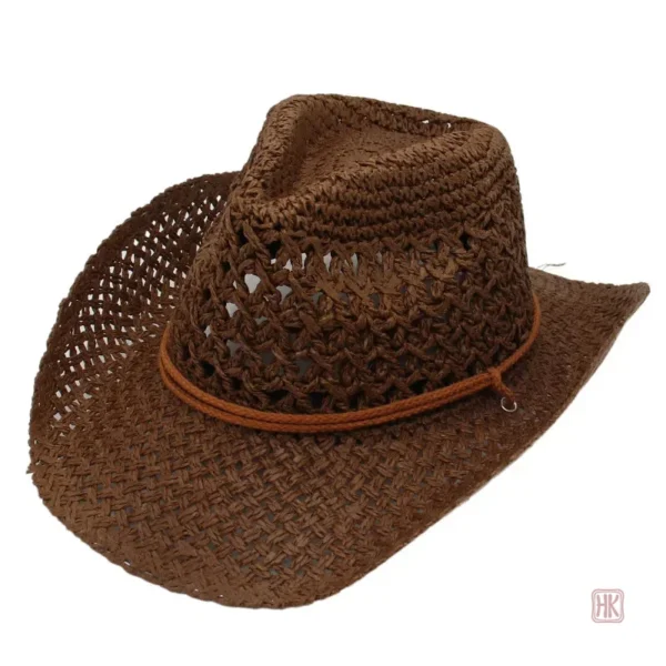Chapeau cowboy pour femme, protection solaire estivale