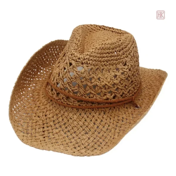 Chapeau femme été, look cowboy chic et décontracté
