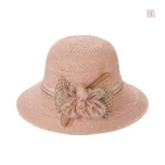 Accessoire estival, chapeau à fleurs pour femme