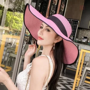 Chapeau de paille femme été, accessoire tendance