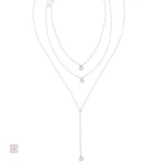 Bijou femme élégant, collier à pendentifs ronds