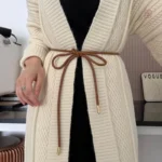 Corde de Taille en Cuir pour femme tendance