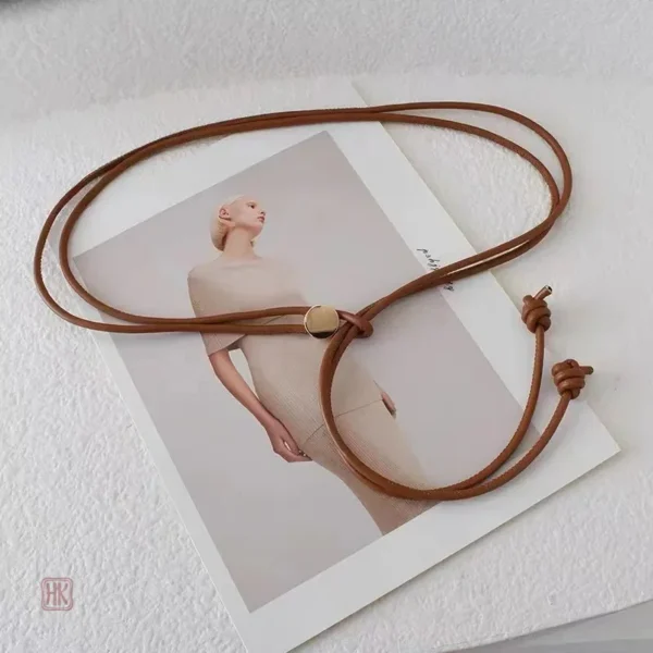 Accessoire féminin : corde design versatile