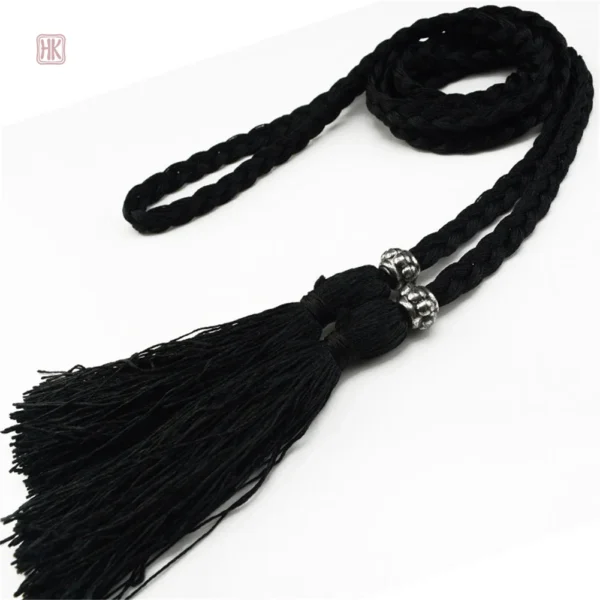 Ceinture originale avec franges pour femme