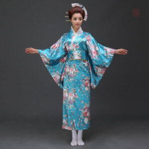 Kimono japonais élégant pour femme