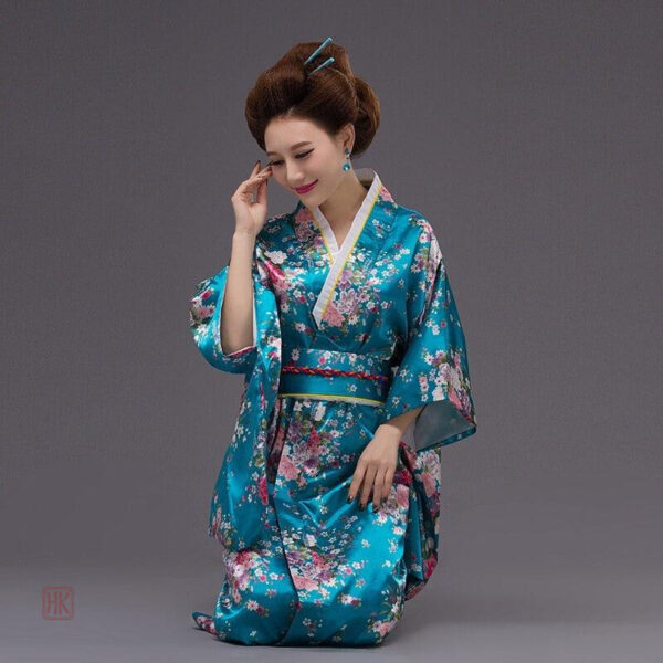 Kimono pour femme, style classique japonais
