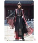 Kimono élégant pour homme, style samouraï