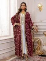 Ensemble Abaya Kimono Luxe Femme