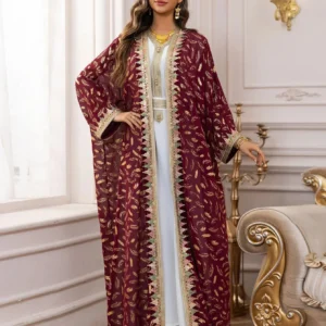 Ensemble Abaya Kimono Luxe Femme
