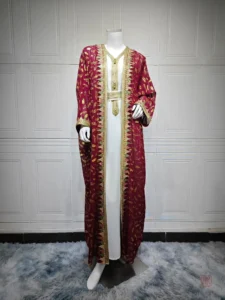 Vêtement de luxe en abaya kimono