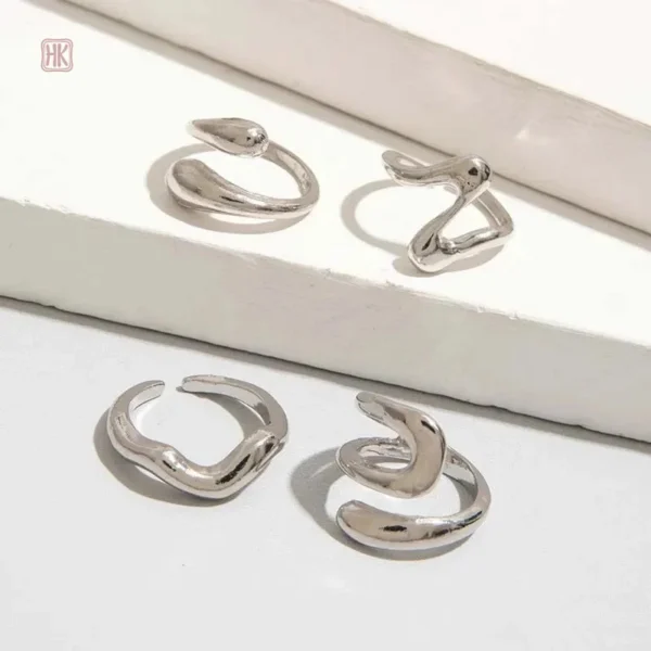 Accessoire de mode : bagues à empiler pour femme