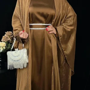 Ensemble Kimono Abaya Élégant