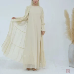 Ensemble Kimono Ceinturé Abaya Long
