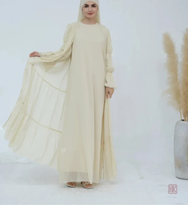 ensemble-kimono-abaya-long-ceinture-1 Ensemble Kimono Ceinturé Abaya Long