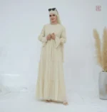 Abaya Kimono Élégante avec Ceinture