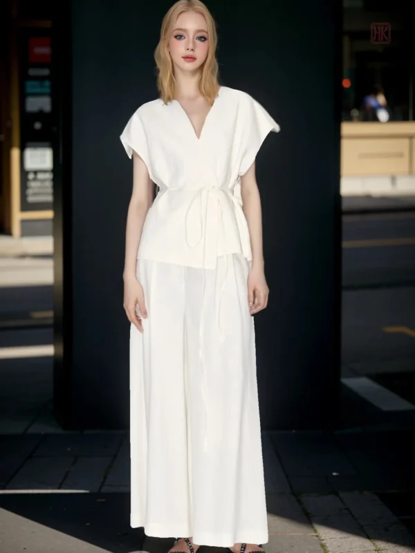 ensemble-kimono-asymetrique-1 Ensemble kimono asymétrique élégant pour un look moderne