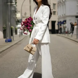 Ensemble Kimono Blanc Élégant