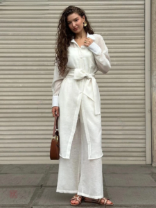 Ensemble Kimono Blanc Léger