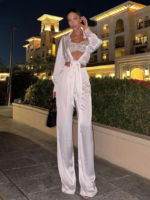 Kimono Sexy en Satin Éclatant