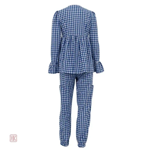 Mode féminine : kimono bleu chic
