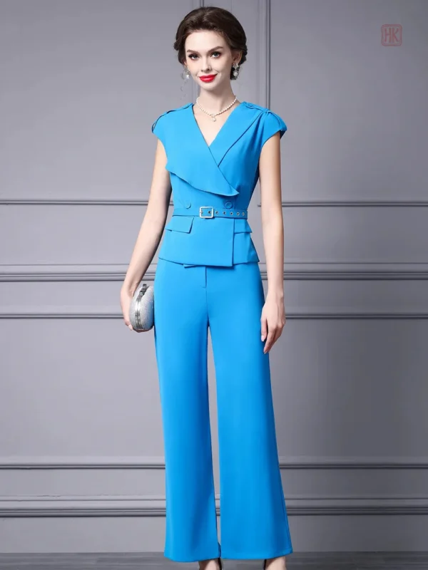 ensemble-kimono-bleu-ceinture-1 Ensemble Kimono Bleu Ceinturé