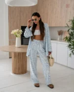 Ensemble Kimono Ciel, mode élégante et décontractée