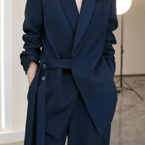 Ensemble Kimono Bleu Marine