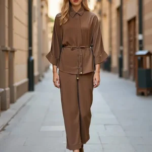Ensemble Kimono Chic Urbain en tissu léger et élégant