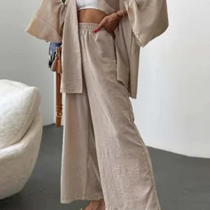 Ensemble Kimono d'Été Confortable en tissu léger
