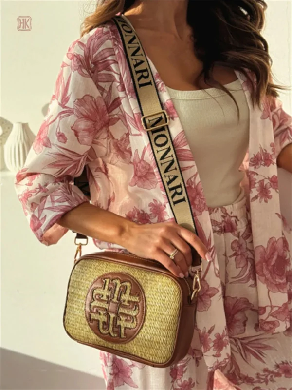Kimono d'été rouge à manches larges