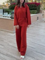 Ensemble Kimono Décontracté en tissu léger et fluide